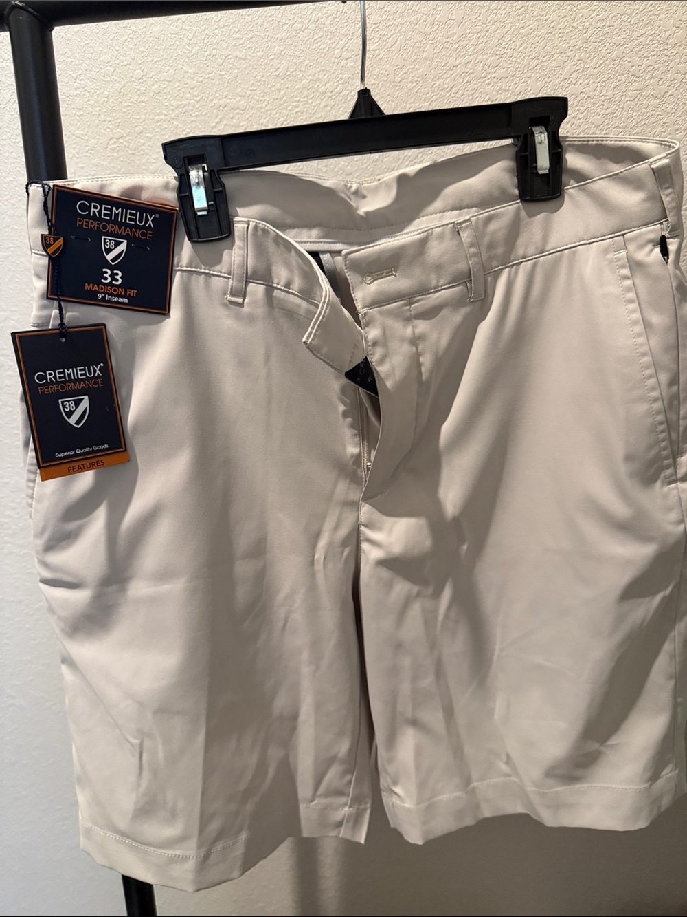 Daniel Cremieux Beige Performance Chino Shorts